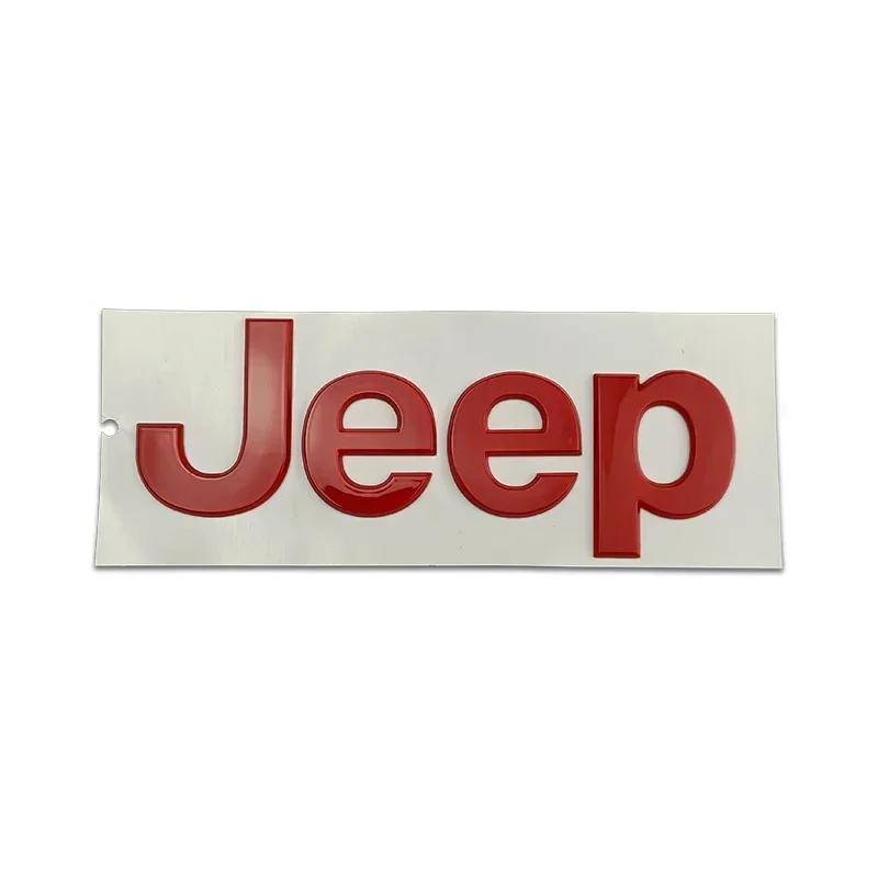 For Jeep For JEEP Grand Cherokee Commander Renegade Liberty Compass Patriot Wrangler Tj Jk Decoration ABS Car Front Emblem Tr