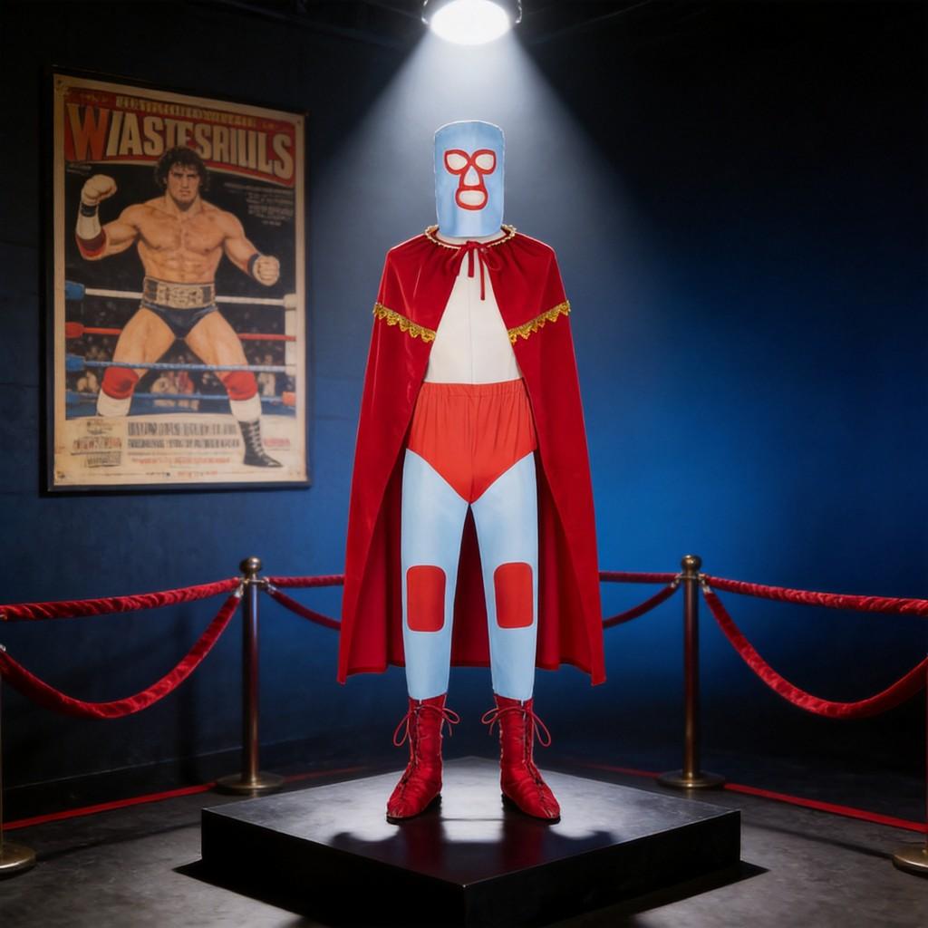 Movie Nacho Libre Costume Cosplay Cloak For Halloween Stage Performances