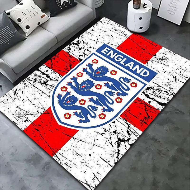England National Football Team Carpet Rug for Living Room Bedroom Home Sofa Decoration,Kids Play Non-slip Floor Mat