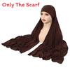 Monochrome Head Wrap Sweater Hat With Breathable Polyester For Women