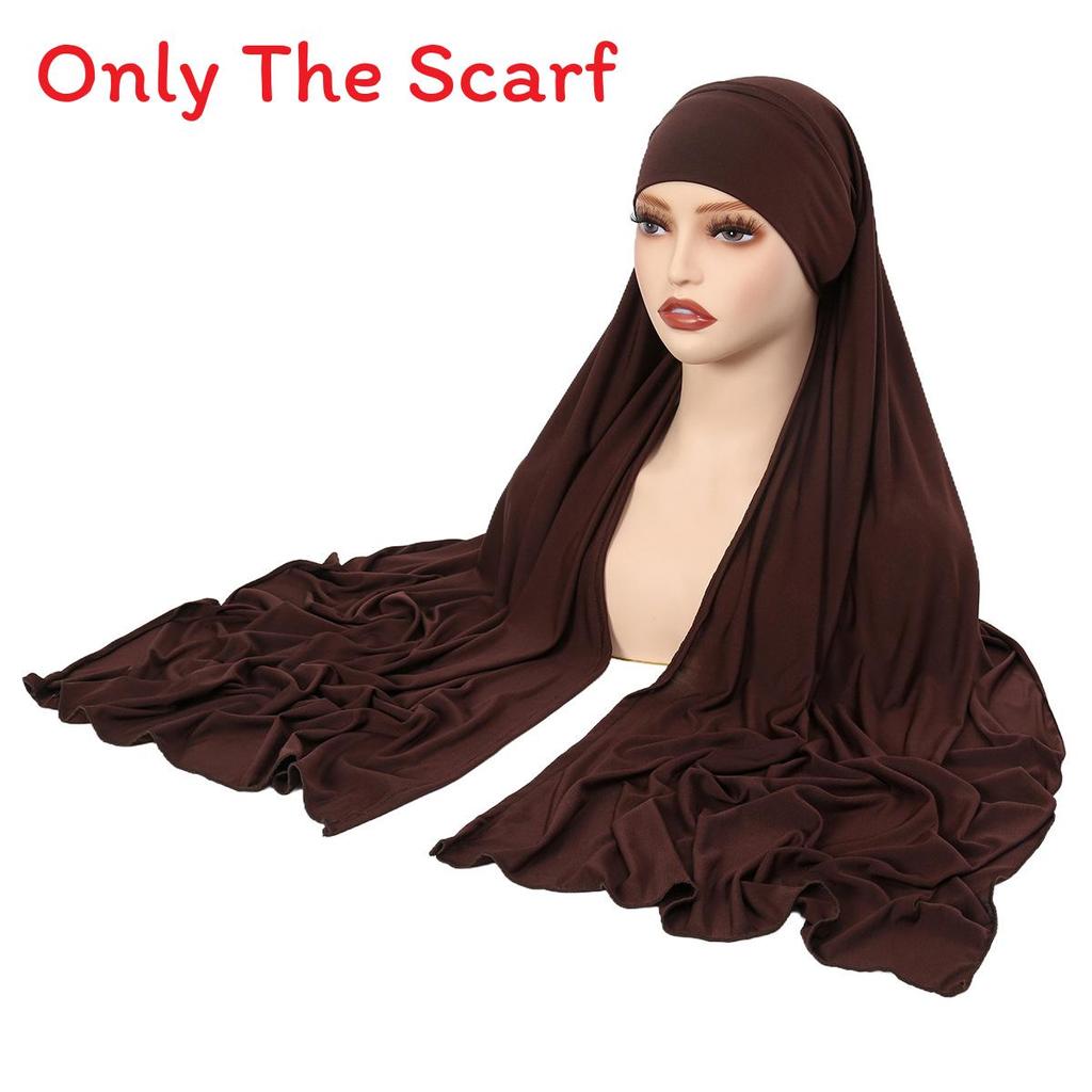 Monochrome Head Wrap Sweater Hat With Breathable Polyester For Women