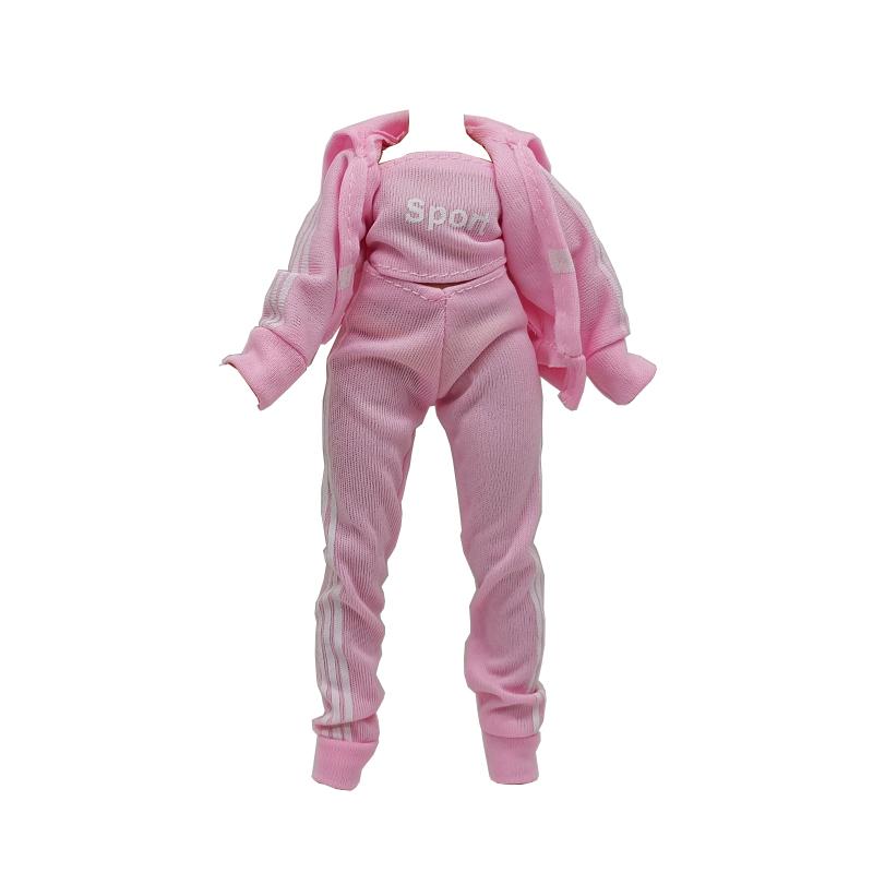 Handgefertigte Kleider Yoga Sportanzüge Kleidung Geeignet für 28CM High School Puppe Mit Langen Wimpern Mädchen Geburtstag Geschenk