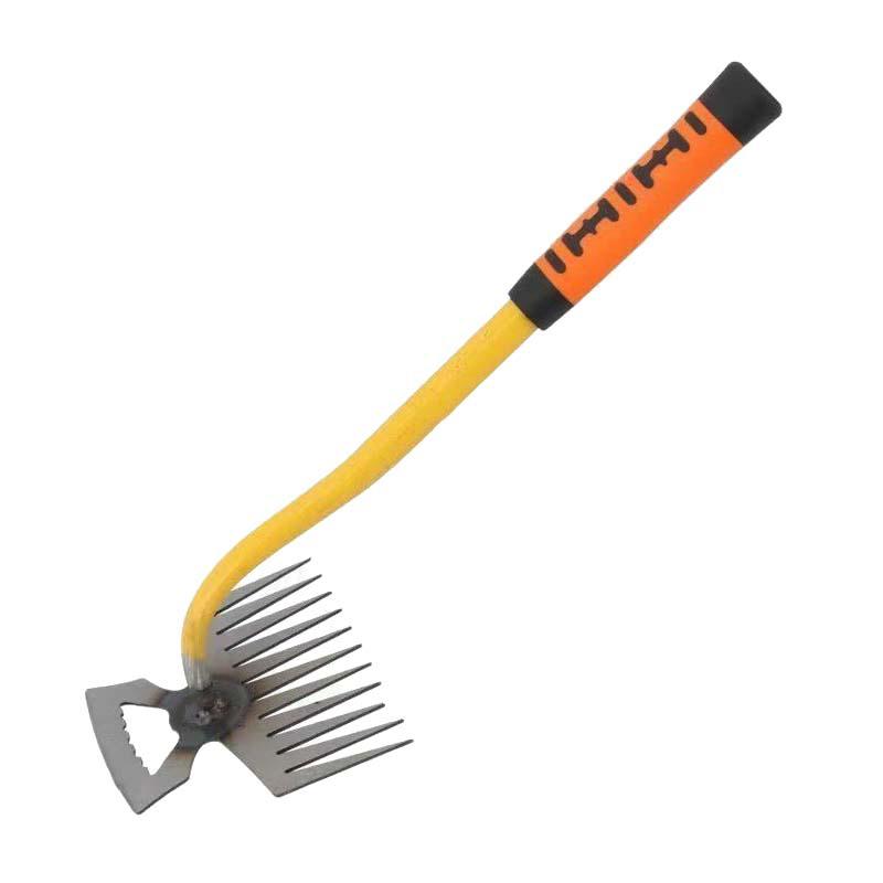 Weeding Artifact Tool Manganese Steel Uprooting Weeder With Handle For Garden Grass Removal