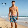 Comfortable Elastic Waist Shorts Funny Hairy Butt Shorts, Men Leg Illusion Beach Quick Dry Pool Swim Trunks with Pockets for Parties, Sports,