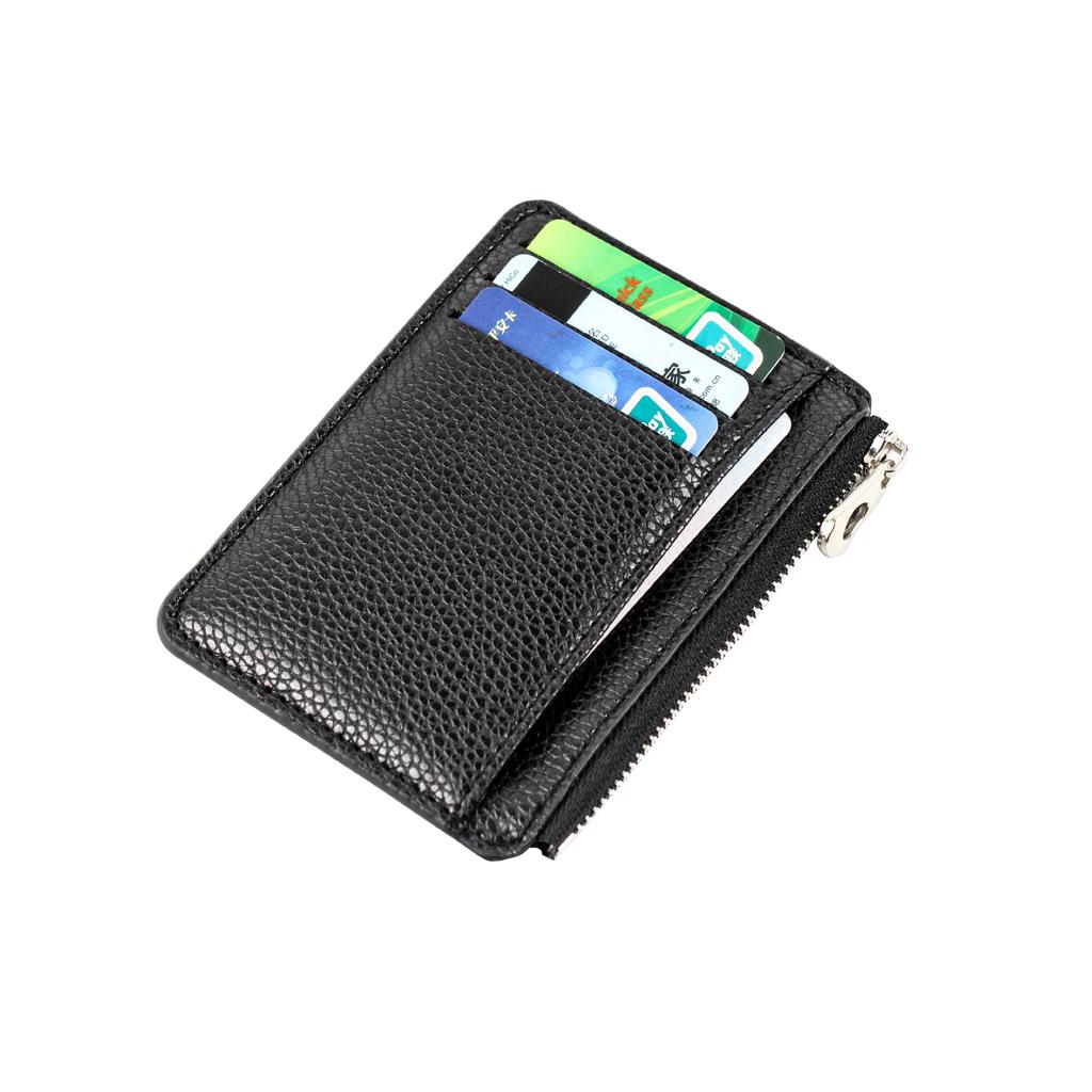 Zipper Card Bag Large Capacity Ultra-thin Simple Multi-card Change Bag