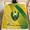 Custom Name ADO Den Haag Flannel Blanket, High quality Comfortable for All Seasons, Home Decor, Warmth and Comfort