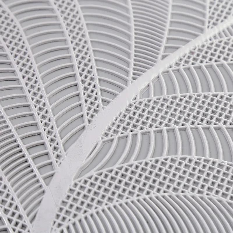 1Pc Hollow PVC Phoenix Flower Insulation Pad Home Restaurant Placemat Kitchen Table Bowl Mat Wedding Party Decoration