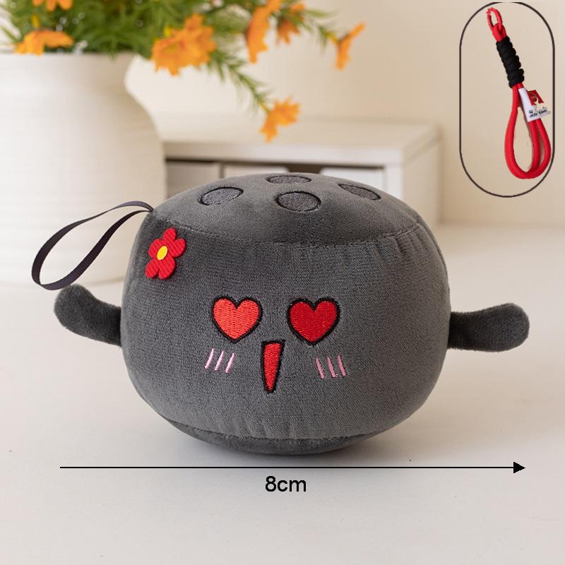 

1 шт. Милый Забавный Угольный Шарик Маленькая Подвеска Кукла Плюшевая Игрушка Смешная Уродливая Милая Черная Кукла Эльф Украшение для Сумки Подарок