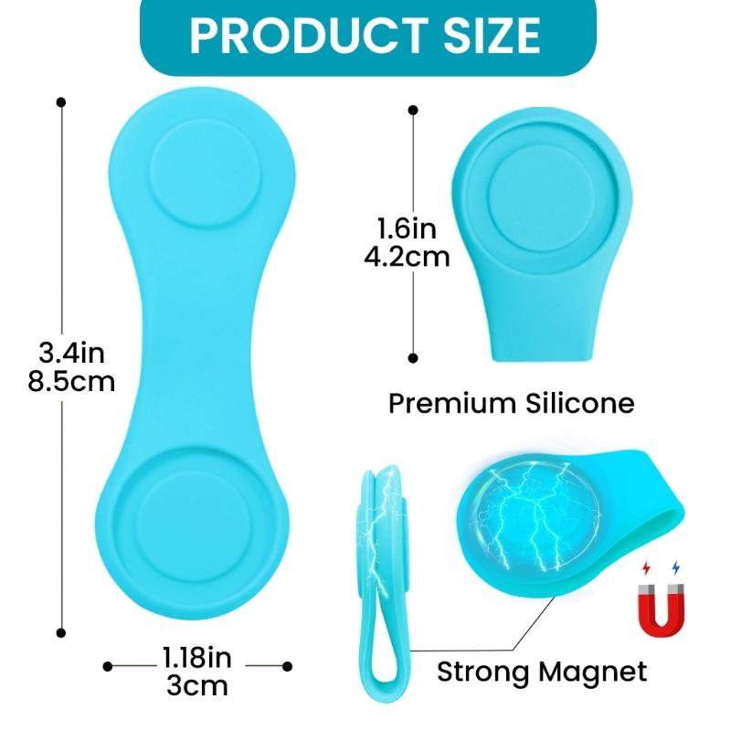 Golf Flexible Silicone Hat Clip Strong Magnetic Designs Ensures Secure Golf Marker Suitable for All Golf Hat Styles