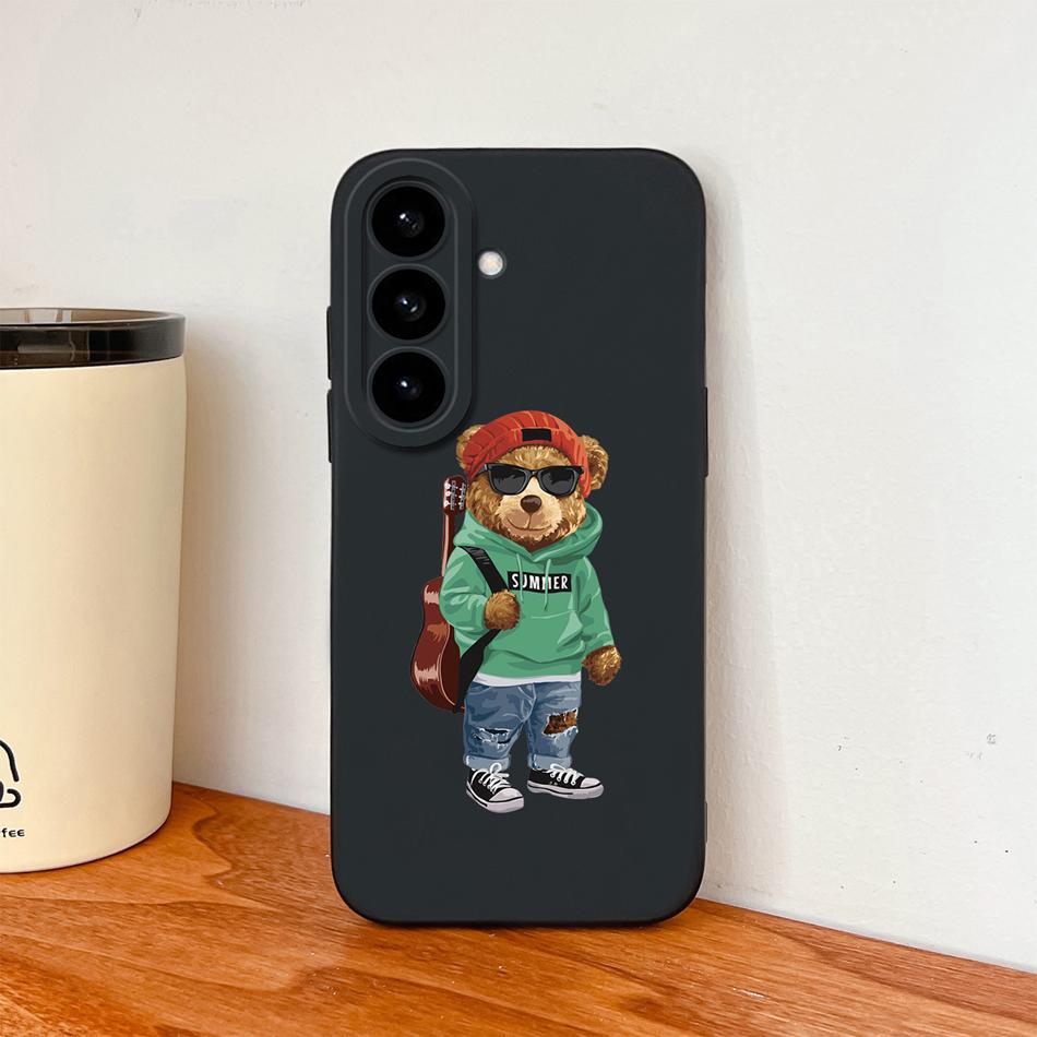 For Samsung S26 Ultra Phone Case For Galaxy S26 Plus Cute Astronaut Liquid Silicone Full Coverage Anti Drop Soft Durable Bumper