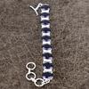 Amethyst Gemstone Handmade 925 Sterling Silver Bracelet 7-8" KKG-132