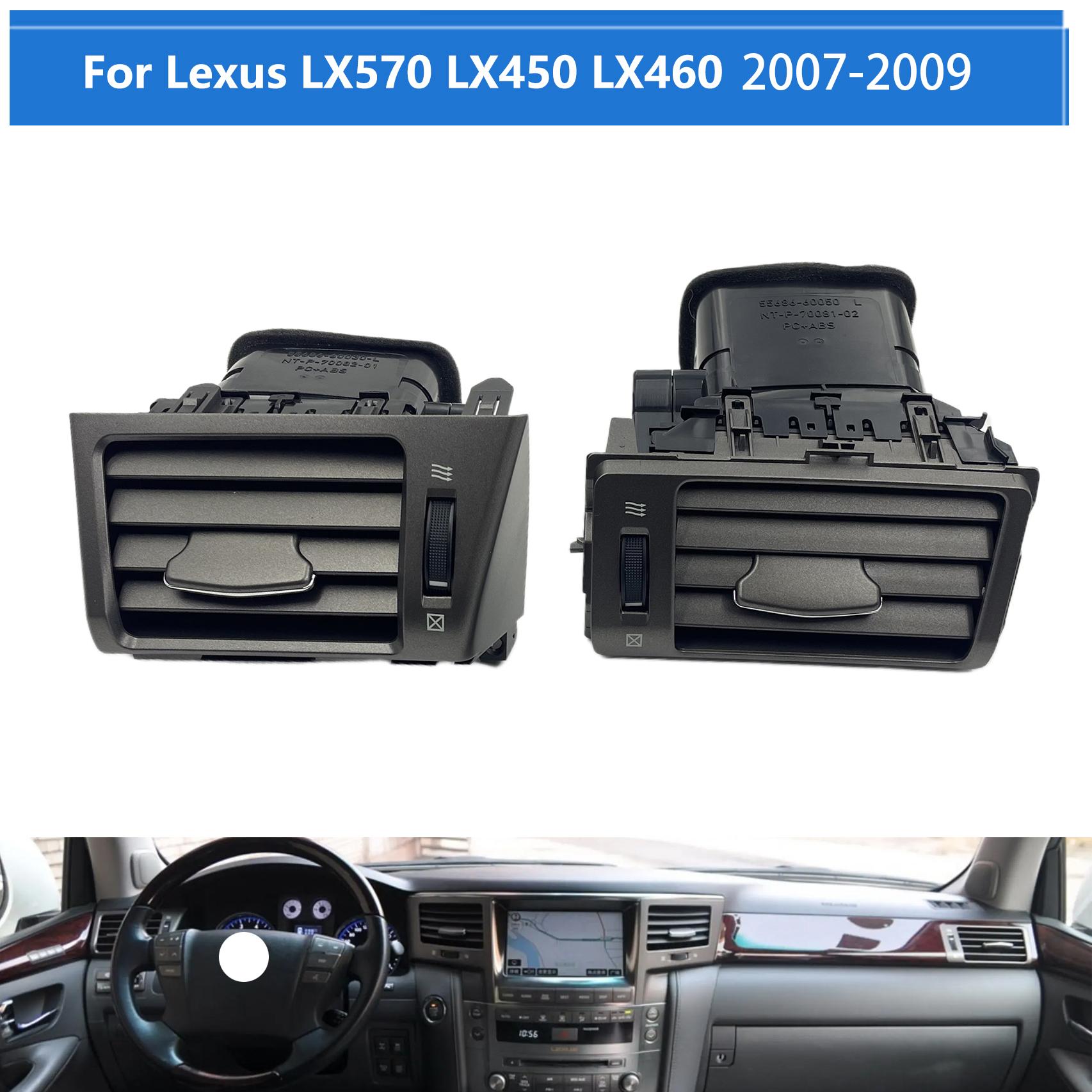 Air Conditioning Vent For Lexus LX570 LX450 LX460 2007-2009 Dashboard Air Outlet Penal Air conditioner Outlet Side 2pcs