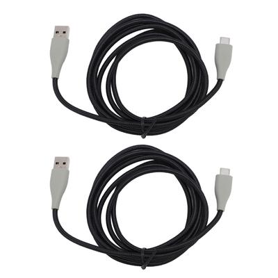 2 Stück OFC Kopfhörer-Ersatzkabel für MMX150 Headset Typ C auf USB Headset-Kabel 1,99 m