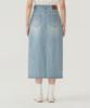 COVERNAT WOMAN Denim Long Skirt Light Blue