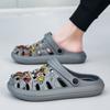 Summer Mens Garden Shoes  EVA Slippers Beach Shoes Casual Sandals Latex Slippers