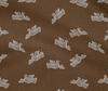 oneOone Tissu Coton Flex Marron Pois & Oiseau Bloc Tissu à Coudre au Mètre Imprimé Fournitures de Couture pour Vêtements DIY 40 Pouces