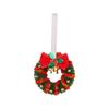 Christmas Wreath Hanging Ornament for Holiday Tree and Home Decor