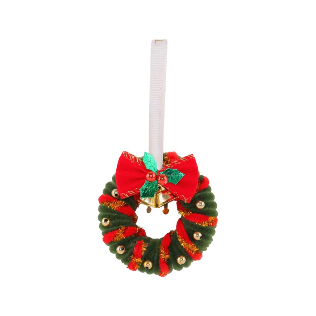 Christmas Wreath Hanging Ornament for Holiday Tree and Home Decor