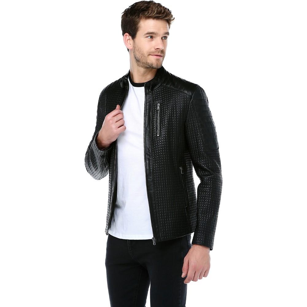 

Подлинная, натуральная кожа для мужчин, мужской Mont 3XL чёрный