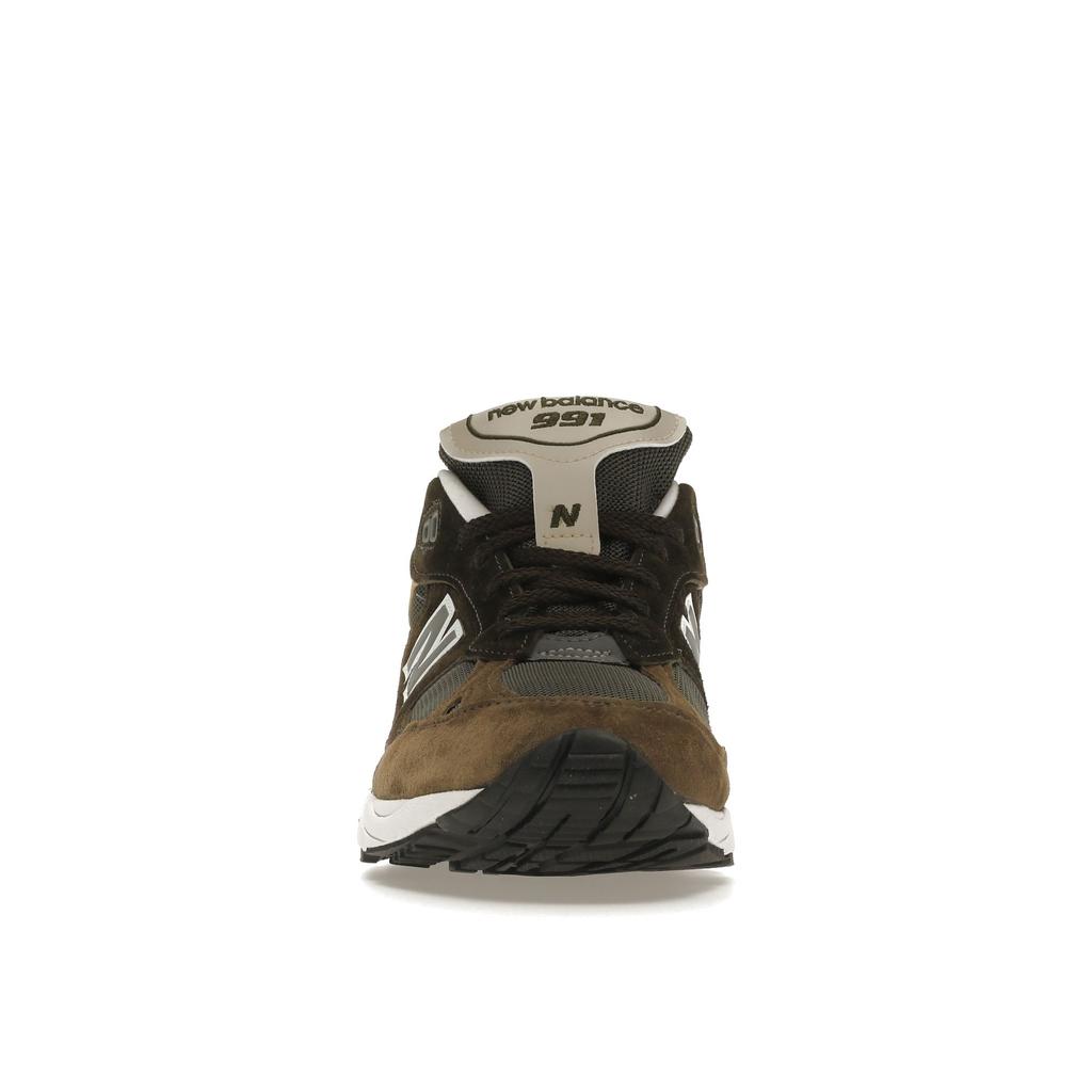 New Balance 991 Made In England Desaturated Men Sneakers Green Olive Burgundy M991GYB