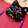 Toyvian 2pcs Cat Cosplay Half Face Mask - Masquerade Festival Party Dress Up Accessories Halloween Costume for Women Ladies