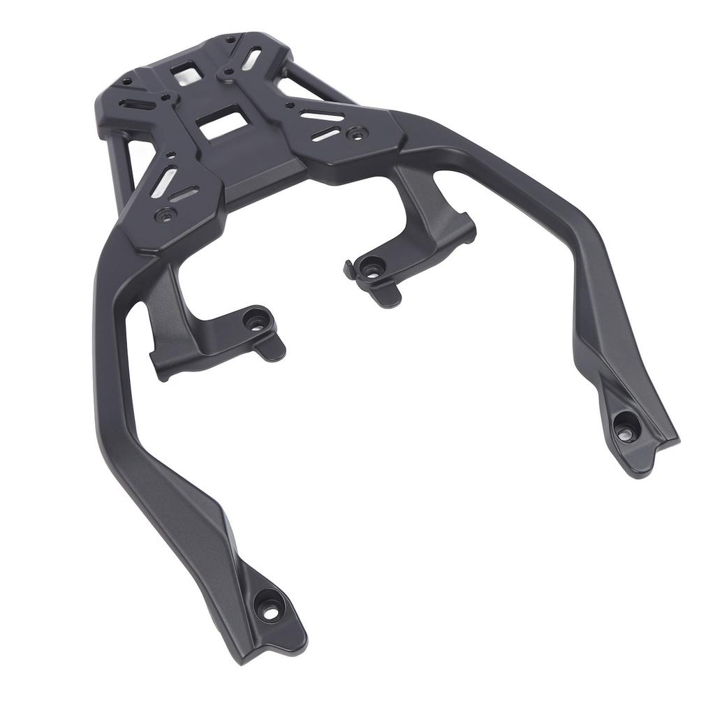 Motorcycle Rear Luggage Rack Aluminum Alloy High Load Capacity Safe Support Tail Cargo Rack for XADV750 NSS750 FORZA750 2021 to 2024 Black
