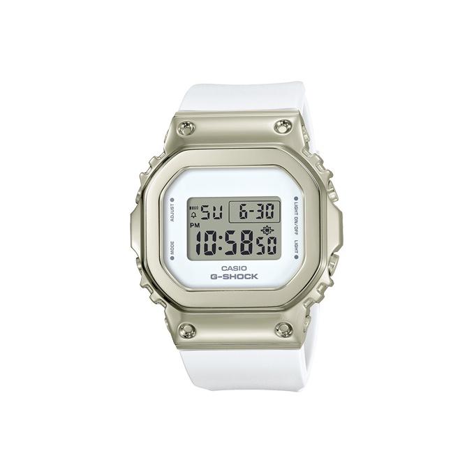 CASIO Women s Full Metal Series White Watch GM-S5600G-7PR GM-S5600G-7PR Silver Regular Watch Box
