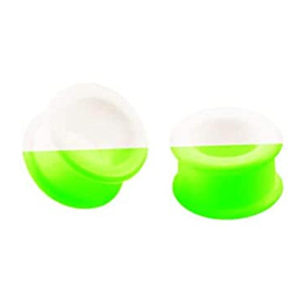 WKOUD Silicone Tunnels Ear Gauges 3-38mm Double Flared Saddle Expander For Women Men Body Piercing Jewelry Gauge