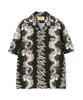 AVIREX Aloha Shirt Dragon Rise Size L 010 Black (WEB&DEPOT Exclusive) Men's 783-5123024