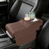 Multi-Function Car Armrest Box- Storage Booster Pad Center Console Tissue Box And Water Cup Holder Vehicle Armrest Cushion Cover