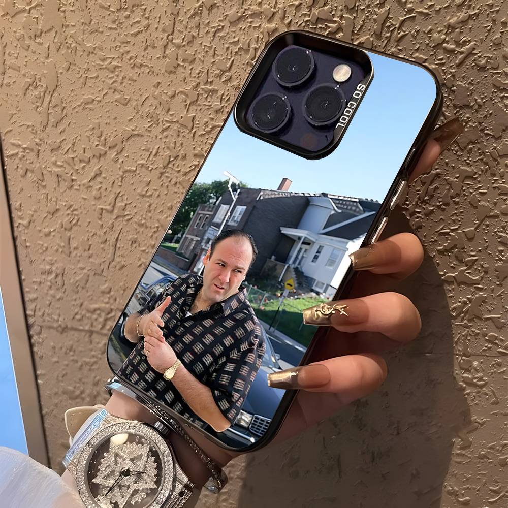 

Чехол для телефона Tony Soprano из сериала Клан Сопрано для iPhone 17,16,15,14,13,12,11,Pro,XS,Max,Plus Черный Матовый Ударопрочный Чехол iPhoneX
