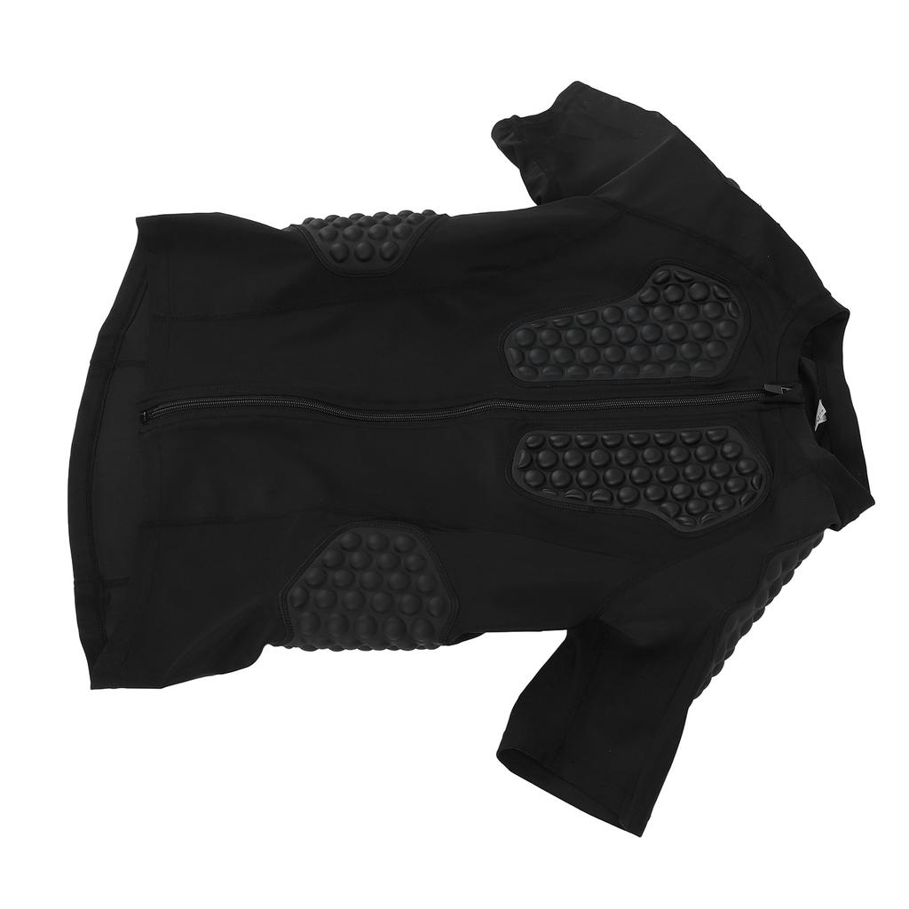 Adult Padded Goalkeeper Shirt with EVA Pads Protective Short Sleeve Goalie Jersey for Soccer