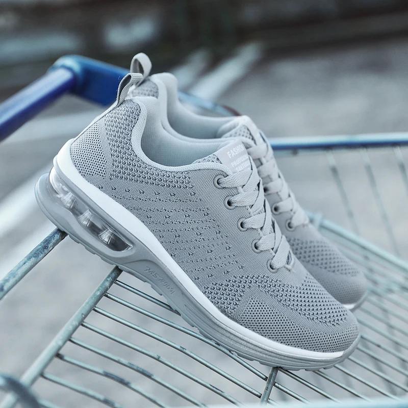 Fashion Men Sports Shoes Breathable Casual Running Fitness Couple Shoes Flat Cushion Comfortable Basketball Tennis Shoes Basket