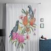 Kwiaty I Listowie W Australijskich Tropikach Przezroczyste Zasłony Do Salonu Tiulowa Zasłona Okienna Sypialnia Kuchnia Draperie