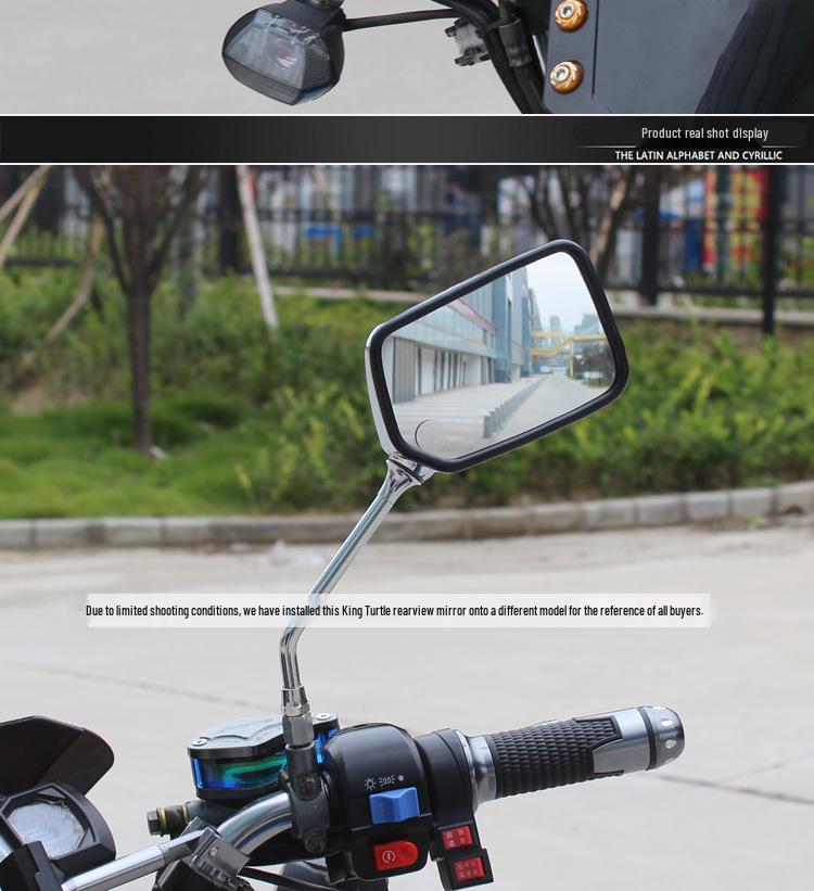 Da Gui Wang 10MM Convex Rearview Mirror for Motorcycle and Domestic Prince CG Electric Vehicle