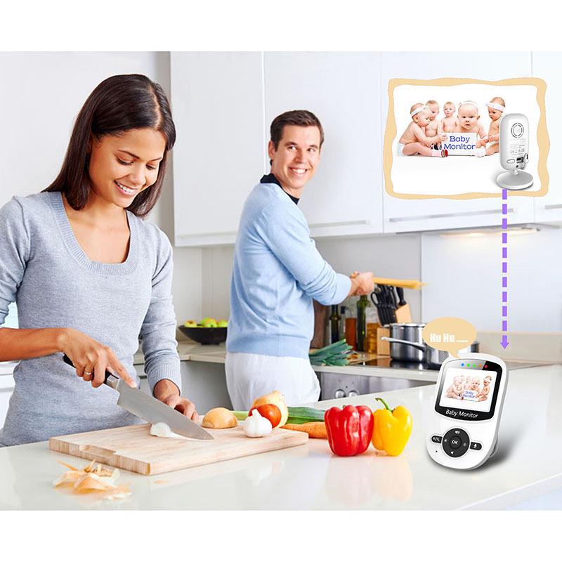 Wireless 2.4-inch Baby Sleep Monitor European Plug