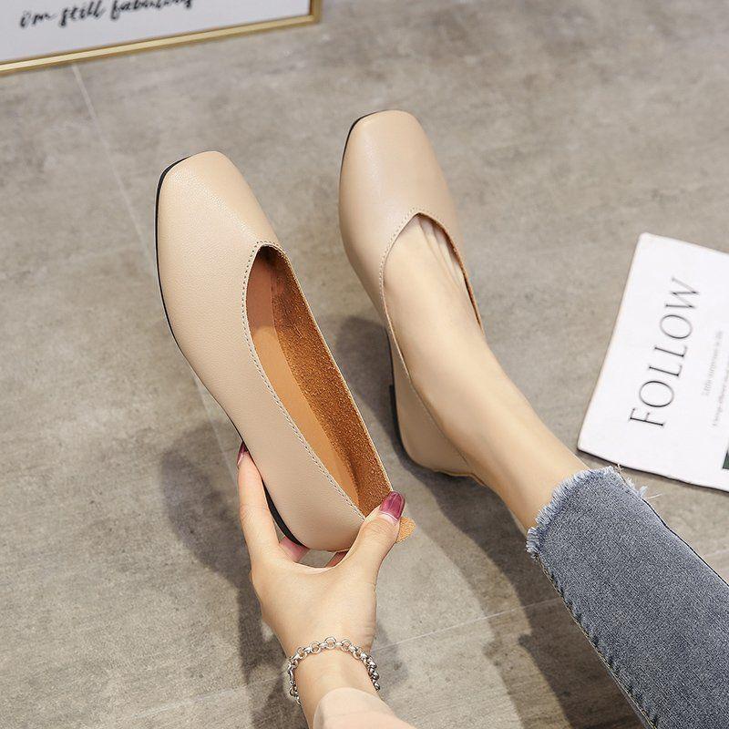 

Women s 2025 Slip-On Soft Sole Loafers: Versatile, Non-Slip Korean Style for Spring & Autumn 35