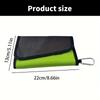 Fishing Lure Storage Wallet 6 Pocket Artificial Baits Bag Soft Baits Case Inner Bag Tackle Bag with Carabiner