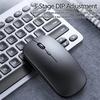 2025New Rechargeable Wireless Mouse Bluetooth-compatible 2.4GHz Dual Modes Computer Mice with Nano Receiver for PC Laptop