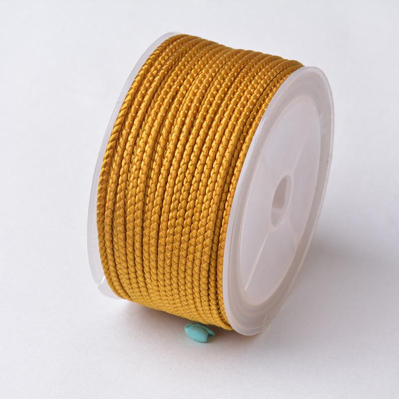 Jade Thread Woven Bracelet/Necklace: DIY Dragon Scale Pendant Lanyard, 3mm Jewelry Rope 2mm/20m per roll