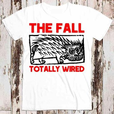 230 Gsm %100 Pamuk The Fall Totally Wired Grubu En Çok Satan Tişört Müzik Retro Üst Tişört Hediye Havalı Unisex 8649