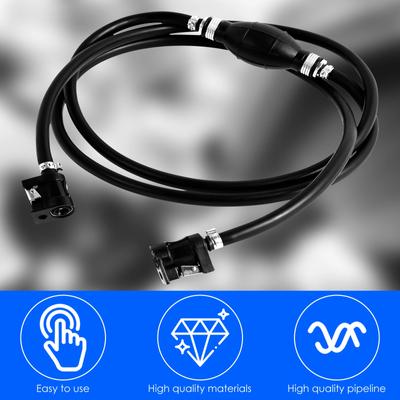 Fuel Line Hose Assembly 5/16inch 6.88FT Hand Fuel Line Outboard Primer Bulb Fuel Pump Kit for Car Outboard Boat Marine Engine