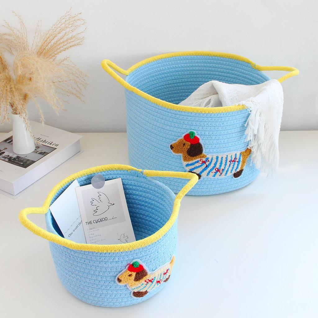 In-Style Handmade Woven Storage Basket for Office and Home