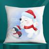 Square Pillowcase, Christmas Gift, Santa Car Supplies, Office Supplies, Living Room Sofa Cushion Cover,  Home Decoration.