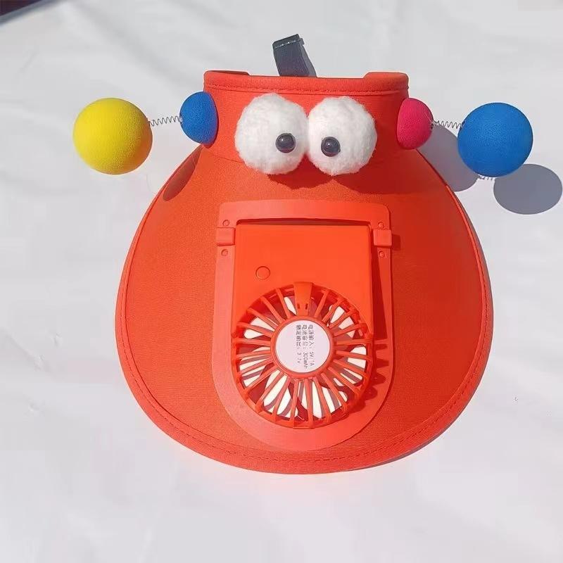 

Летняя детская уличная шапка с солнцезащитным козырьком и веером для девочек и мальчиков One size fits all