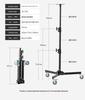 Ambitful ZhiJie Tripod Teleprompter Stand with Large Screen and Heavy Duty Floor Lamp - Models T16/T22.