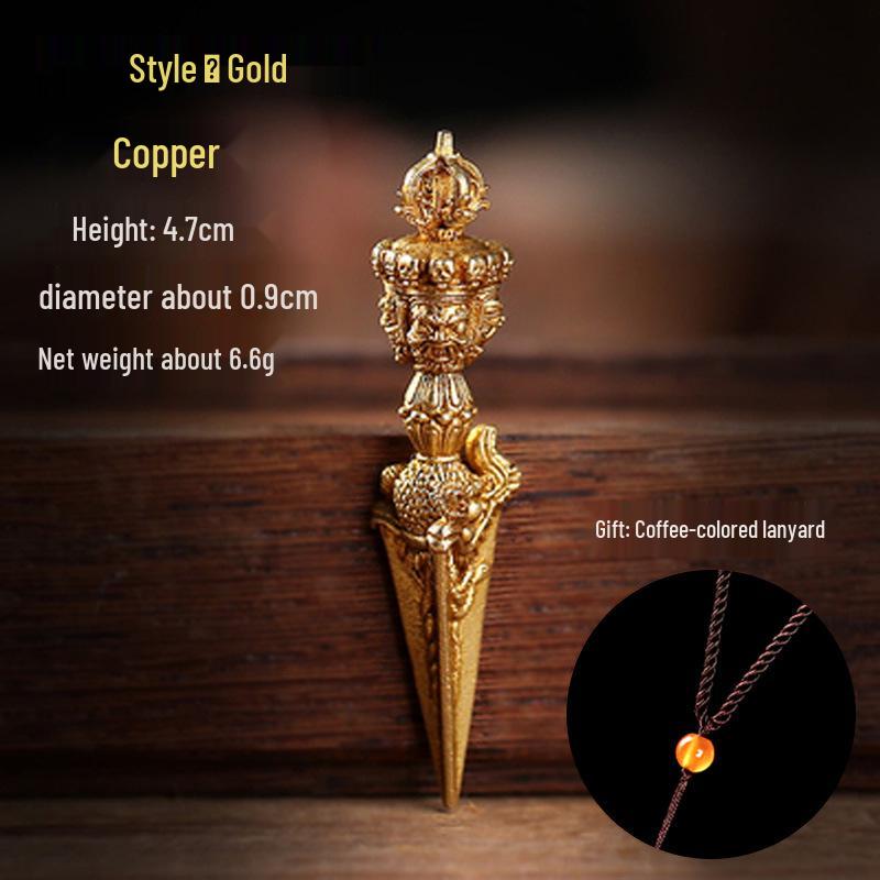 Цзинхун Непальская латунь Ваджра Пурба Подвеска