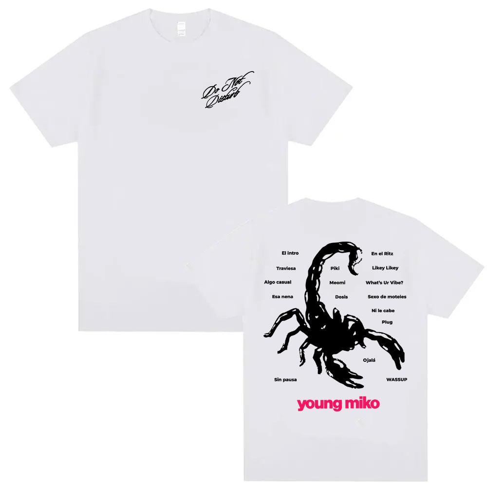 

Singer Young Miko Dont Disturb Printed Tshirt 2026 Summer Male Female Aesthetics Luxury Fashion Pop Art Tshirt Street Wear M