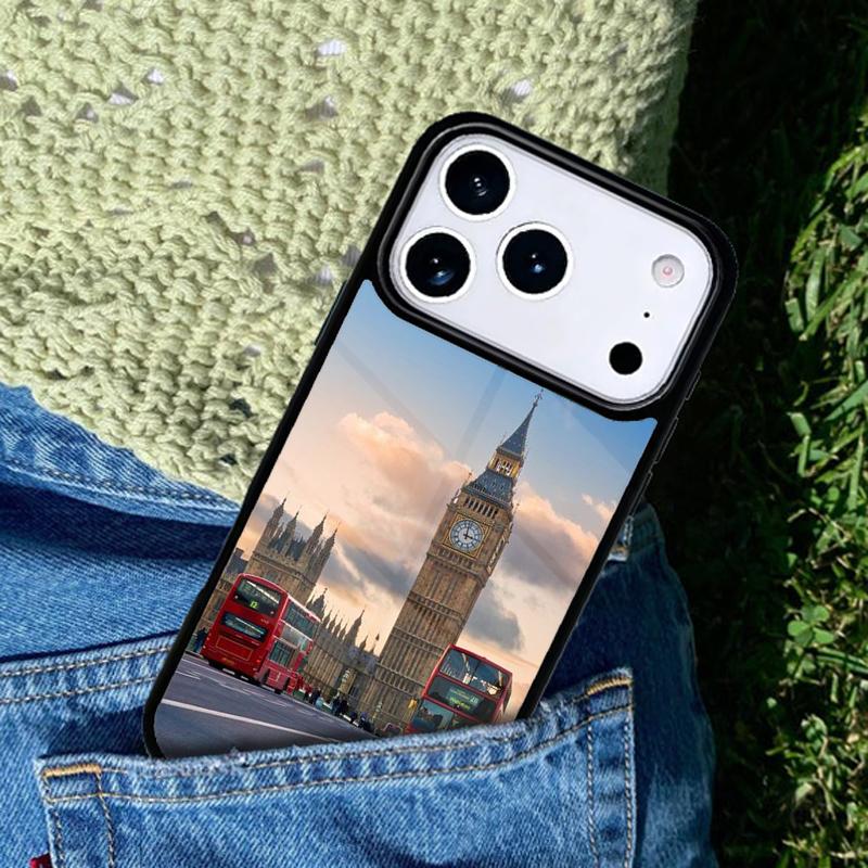 London Bus England Big Ben mobile phone case Compatible with IPhone 17 16 15 14 13 12 11Pro Max 17 Air cover