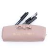 leather pen PU for pencil round large small item adult gift (Mianjian&ZIRUN) High-quality case, leather-like, stylish, adults, case, case, zipper,